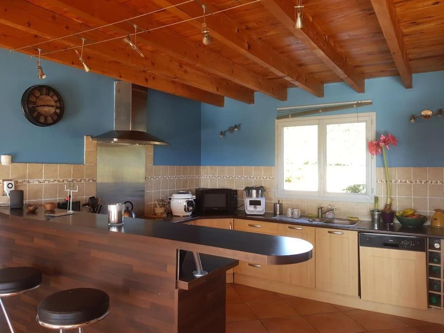 Maison Spacieuse Face Aux Pyrenees Carla-Bayle Eksteriør bilde