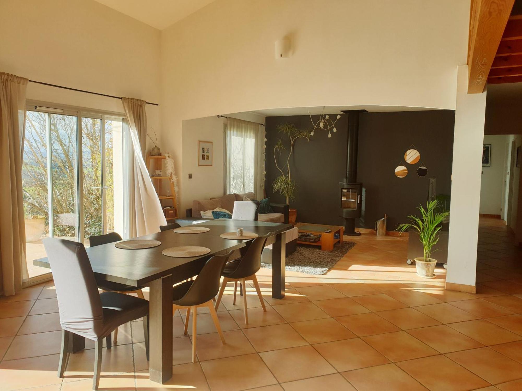 Maison Spacieuse Face Aux Pyrenees Carla-Bayle Rom bilde
